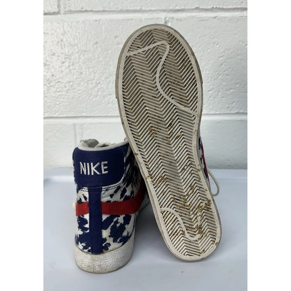 Nike Blazer '77 Vintage Mid Blue Tie-Dye / Youth 7 Women's 8.5 - Picture 6 of 8